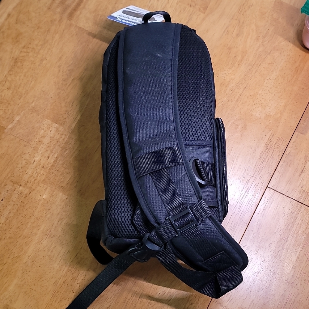 Compact Black Sling Backpack - Picture 2 of 11